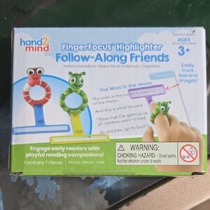 FingerFocus Highlighter Follow-Along Friends Hand2mind 5 Boxes Age 3+ Clearance!